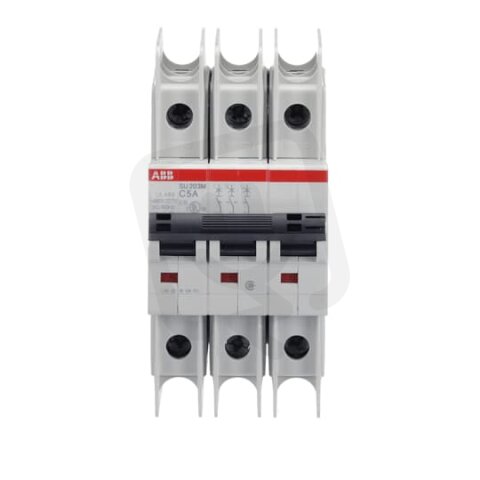ABB SU203M-C5 jistič char. C 10kA 5A 3P  dle UL489 a CSA 22.2 No. 5