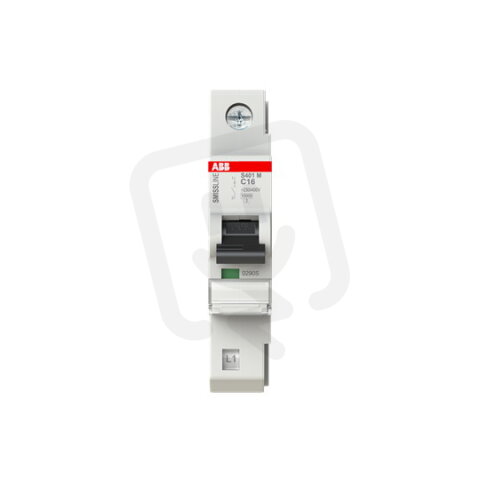 S401M-C16 Jistič 1 pólový char.C 16A Icn 10kA ABB 2CCS571001R0164