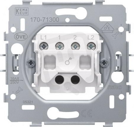 170-71300/EINSATZ-AUSSCH.2POL-16A Spínač,modul svodiče přepětí,2p,16A,250V
