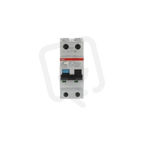 ABB DS201 M C16 A300 kombinace jistič/chránič 2P (1P+N) 16A 300mA C 10kA A