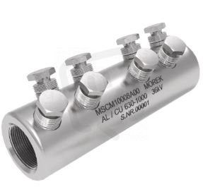 Kab. spojka Al/Cu 630-1000mm2, 8x Ms šro