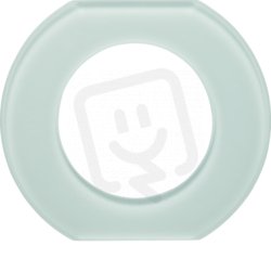 Rámeček skleněný, středový díl, Serie Glas, sklo, bílá BERKER 109309
