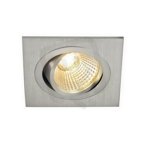 Sada NEW TRIA LED DL SQUARE downlight kartáč. hliník 6 W 38° 2700K SLV 113886