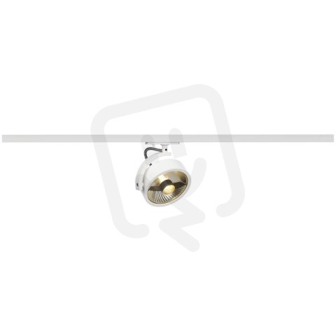 KALU TRACK QPAR111 lamp head, white, incl. 1-circuit adapter SLV 143541