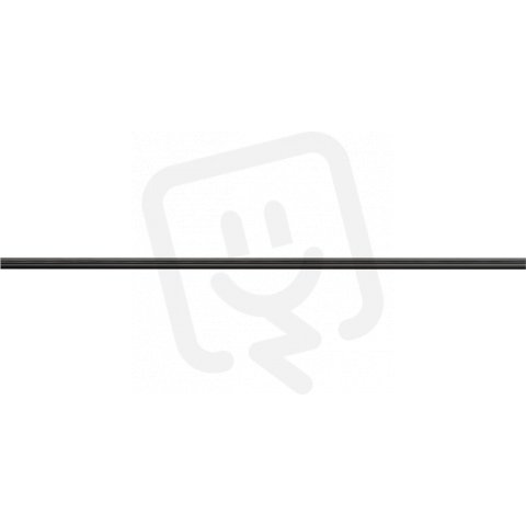 EASYTEC II track, black 2m,incl. 2 end c