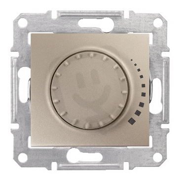 Schneider SDN2200568 Stmívač otočný tlač. RL 60-500W/VA, ř. 6, titan