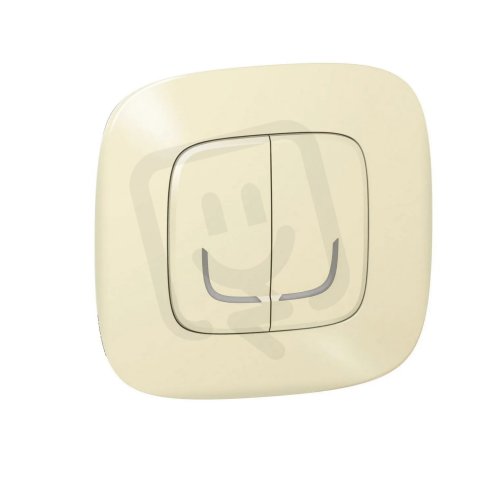 Valena Allure with Netatmo - 2násobný spínač s ''N'' vodičem, béžová LEGRAND