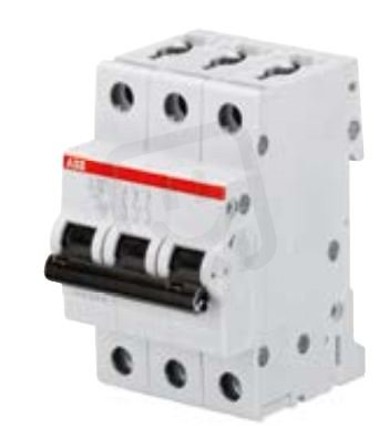 S203-B50 3 fázový jistič 50 A char. B 6kA ABB 2CDS253001R0505