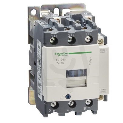 Schneider LC1D50U7 CONTACTOR 50A 1F+1O 240V 50/60