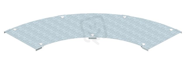 OBO WDBRL 90 20 FS Víko oblouku 90° Syst. pro velká rozp.110 a 160 B200mm Ocel