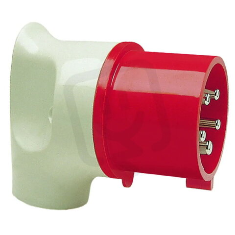 Vidlice úhlová 32A 5p 400V IP44 6h - Úhel 90° BALS 2300
