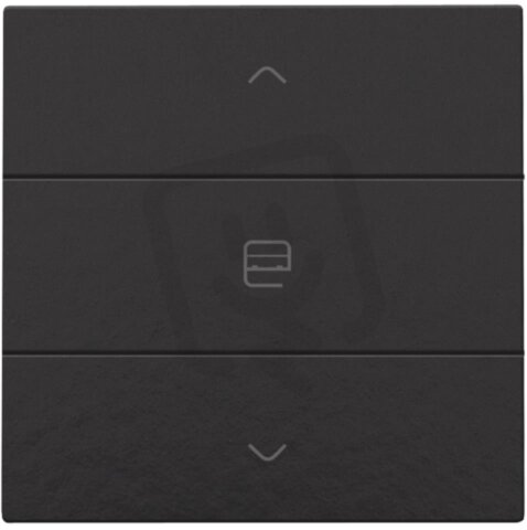 NHC 3násobný ovladač 1x žaluzie -BAKELITE PIANO BLACK NIKO 200-51033