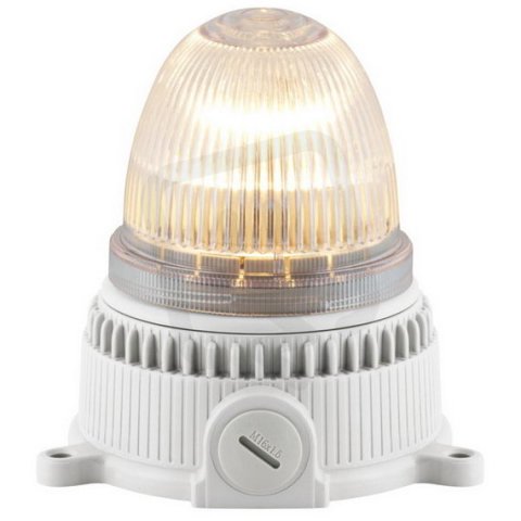 Modul optický OVOLUX STEADY 12/240V ACDC IP65 M16 čirá s trvalým svitem 30036