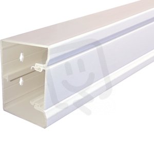 Kanál GBD jednokomorový včetně víka, plast. 50x85 mm, bílá TEHALIT GBD5008509010