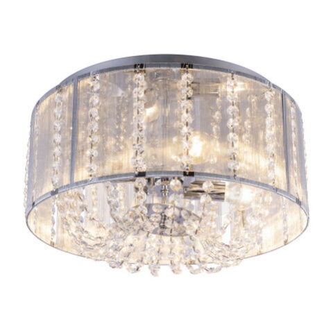 Stropní svítidlo WALLA chrom 4xE14, max. 40W 230V GLOBO 15091D