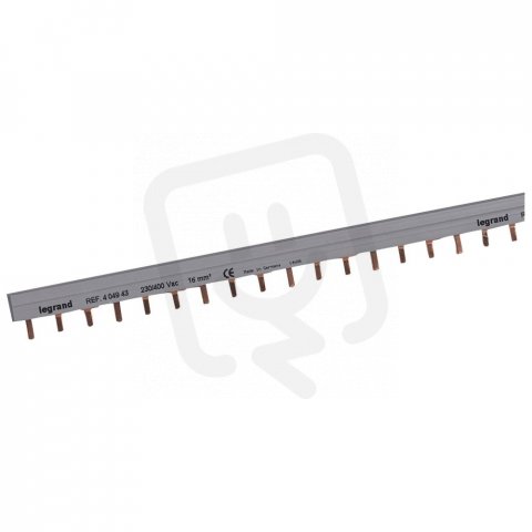 HŘEBEN KOLÍKOVÝ 3P 57MODULOVÝ 16MM2 LEGRAND 404943