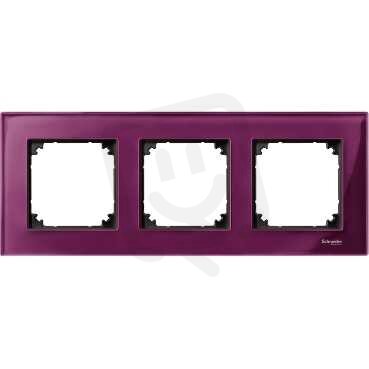 Schneider MTN4030-3206 Rámeček 3násobný M-Elegance Ruby Red