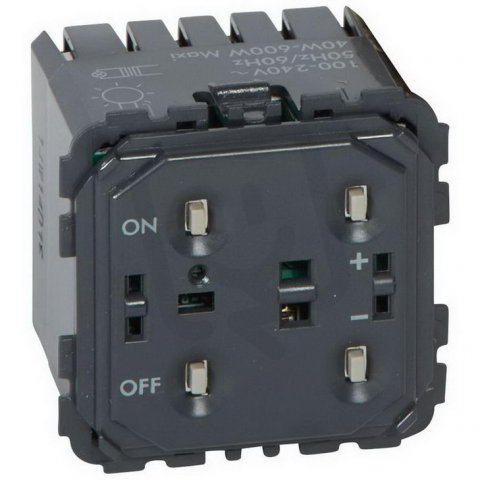 CÉLIANE TLAČÍTKOVÝ STMÍVAČ 450W MULTIZÁT. LEGRAND 067082