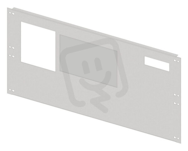 Přední panel s výřezy a PVC krytem, šířk