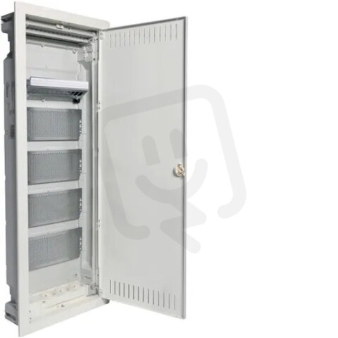 Rozvodnice multimediální zapuštěná, volta 60, s 4 MP vybavená HAGER VU60NWP