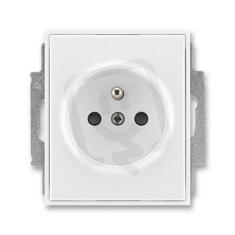 ABB Element,Time 5518E-A02359 03 Zásuvka jednonásobná s ochranným kolíkem