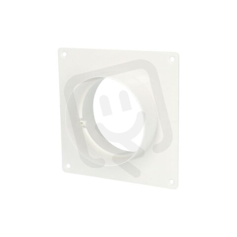 Spojka vnitřní s rámečkem VENTS 151 - 100mm PVC 1001510