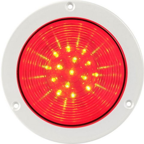 Svítidlo signální s trvalým svitem R4 LED 24 V, ACDC, IP66, červená, bílá 21418