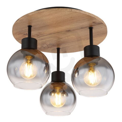 Stropní svítidlo MOITAS černá 3xE27 40W 230V GLOBO 15656-3DR