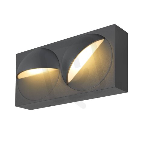 LID I nástěnné přisazené svítidlo, 2700/3000 K, 29 W, PHASE, 100°, antracit