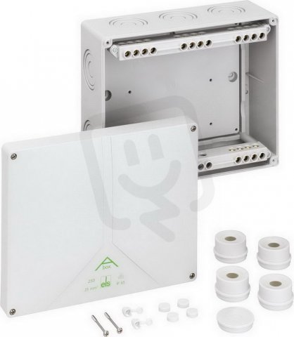 Spojovací krabice Abox 250-25mm2 šedá IP54/IP65 IK07 250x200 SPELSBERG 82541001