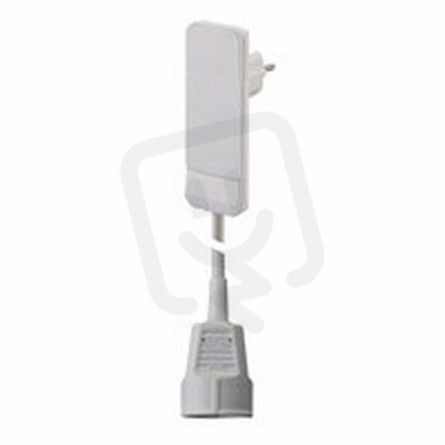Bachman 933.006 Flat Plug German outlet white 1,5m German plug