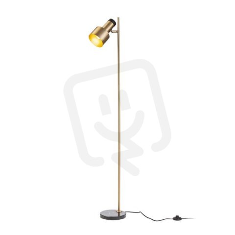 DIVINA stojanová mosaz/dekor černý mramor 230V E27 5W RENDL R14262