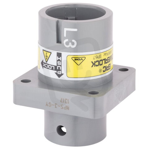 Vestavné pouzdro EPIC POWERLOCK A6 C L3/GY QP M12 (1) LAPP 44420230