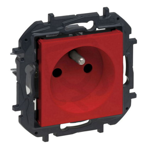 NILOE S.ZÁS. 2P+T ČERVENÁ CL. LEGRAND 863030B