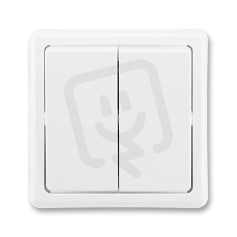 ABB Classic Přepínač kompletní ř.5 10AX 250 Vstř. jasně bílá BLISTR