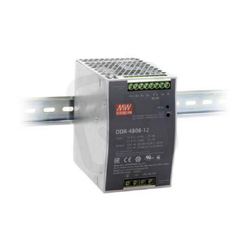 Měnič DC/DC na DIN 480W 24V MEAN WELL DDR-480D-24