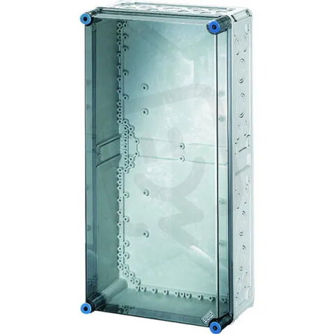 Mi-prázdná skříň, vestavný rozměr 275x575x146mm, průhledné víko HENSEL MI 0400
