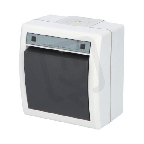 ATLAS 2K IP55 Přepínač střídavý č.6, šedý FAMATEL 19075-07