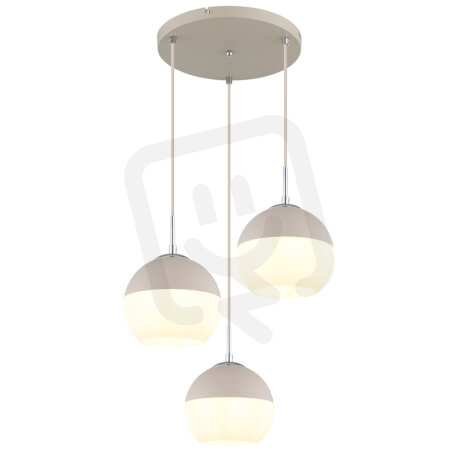 Závěsné svítidlo RAGUSA písková 3x E27, max. 60W 230V GLOBO 15999-3HR