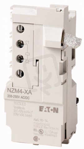 Eaton 266451 Vypínací spoušť NZM4, 208-250V ~/= NZM4-XA208-250AC/DC