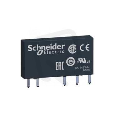 Schneider RSL1GB4ED Relé 48V DC, 6A, 1P kontakt zlacený (obj.množství 10 ks)