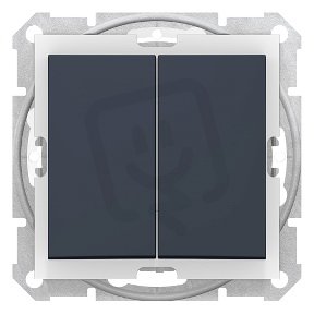 Sedna Přepínač sériový IP44, řazení 5, Graphite SCHNEIDER SDN0300470