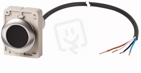 Eaton C30C-FDR-S-K01-P62 Kompaktní zapuštěné tlačítko, aretace, černá, 1V