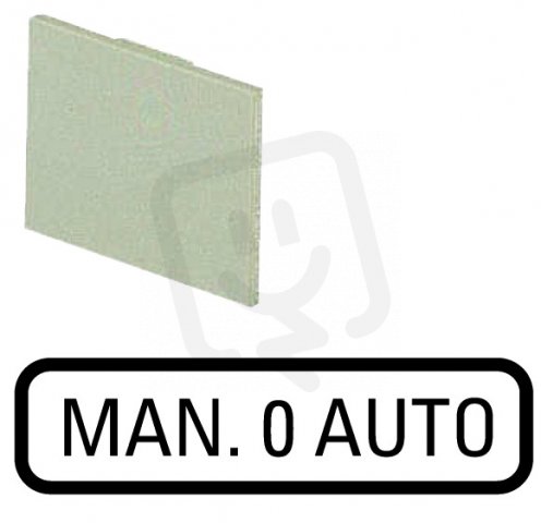 Eaton 397SQ25 Popisovací štítek do nosiče štítků, bílý, MAN. 0 AUTO