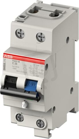 ABB FS451M-C10/0,03 Kombinace jistič/chránič 2P C 10A 10000 230/400V