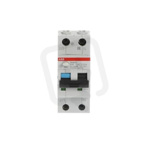 ABB DS201 K40 A300 kombinace jistič/chránič 2P (1P+N) 40A 300mA K 6kA A