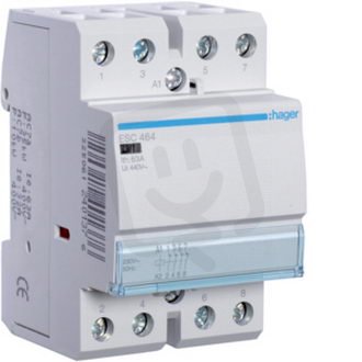 Stykač 63A, 4R, 230V AC /ES490/ HAGER ESC464