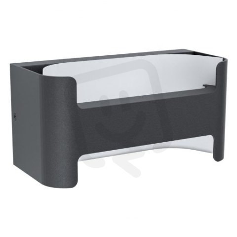 Venkovní nástěnné svítidlo PASSIRANO LED černá/bílá 5W IP44 EGLO 98729