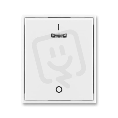 Kryt vypínače s potiskem řazení 3S 3558E-A00933 03 bílá/bílá Element Time ABB