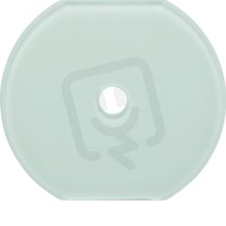 Deska krycí skleněná (prostřední díl), Serie Glas, sklo, bílá BERKER 109509